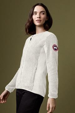 Ropa Canada Goose Mujer Mexico - Saquaney Forro Polar Blancos MI4230985